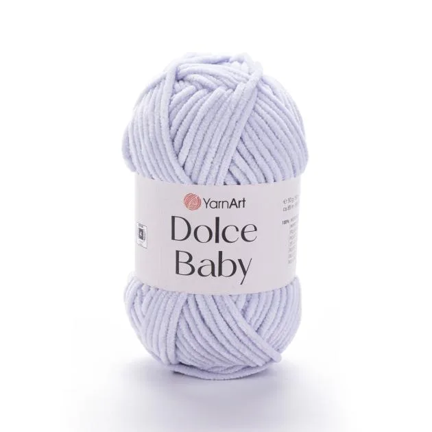 YarnArt Dolce Baby Wolle 50g – soft yarn made of 100% micro-polyester for knitting and crochet projects