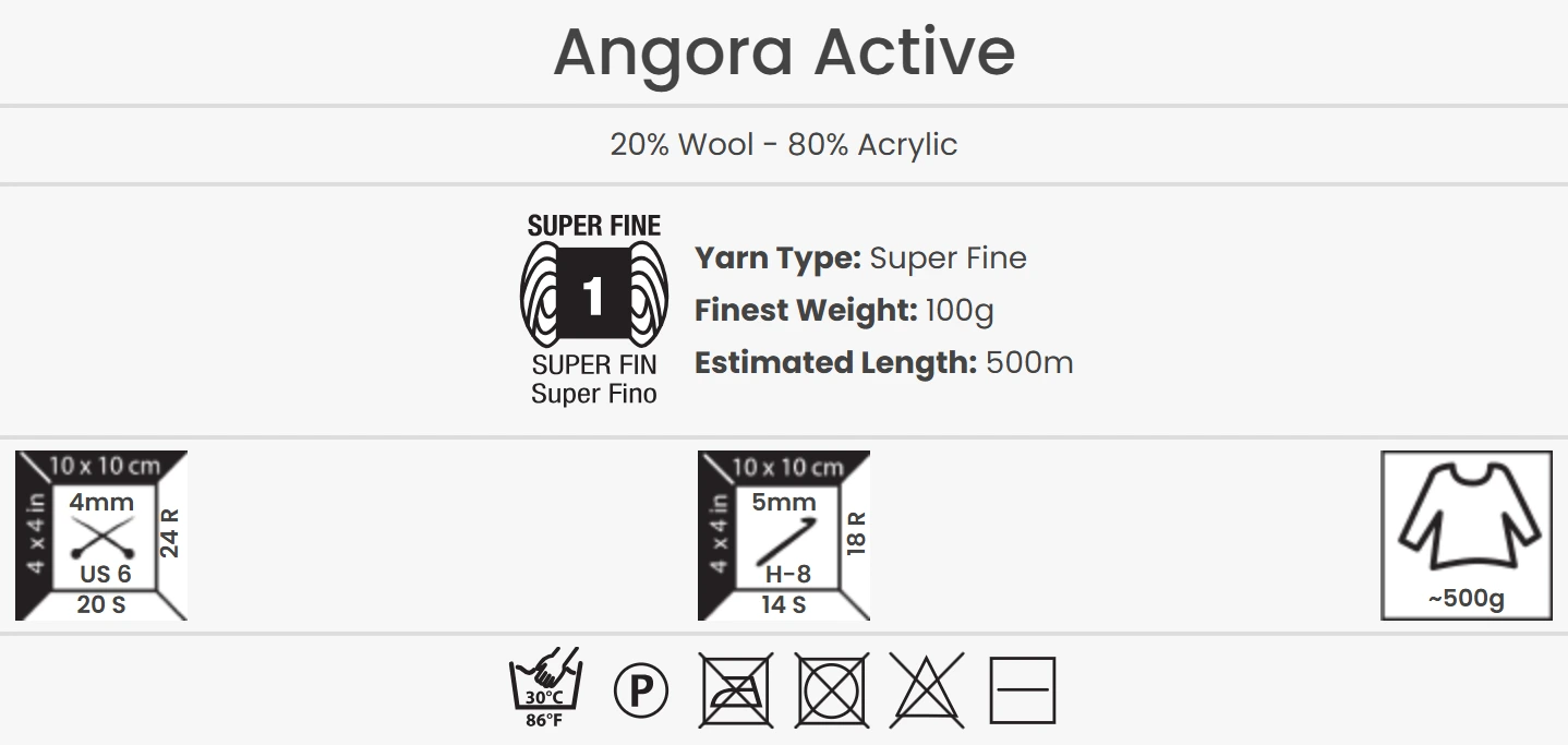 YarnArt Angora Active