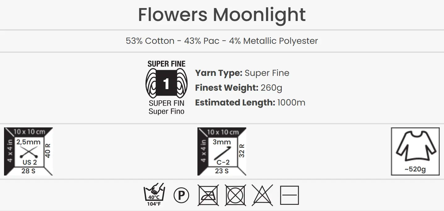 YarnArt Flowers Moonlight