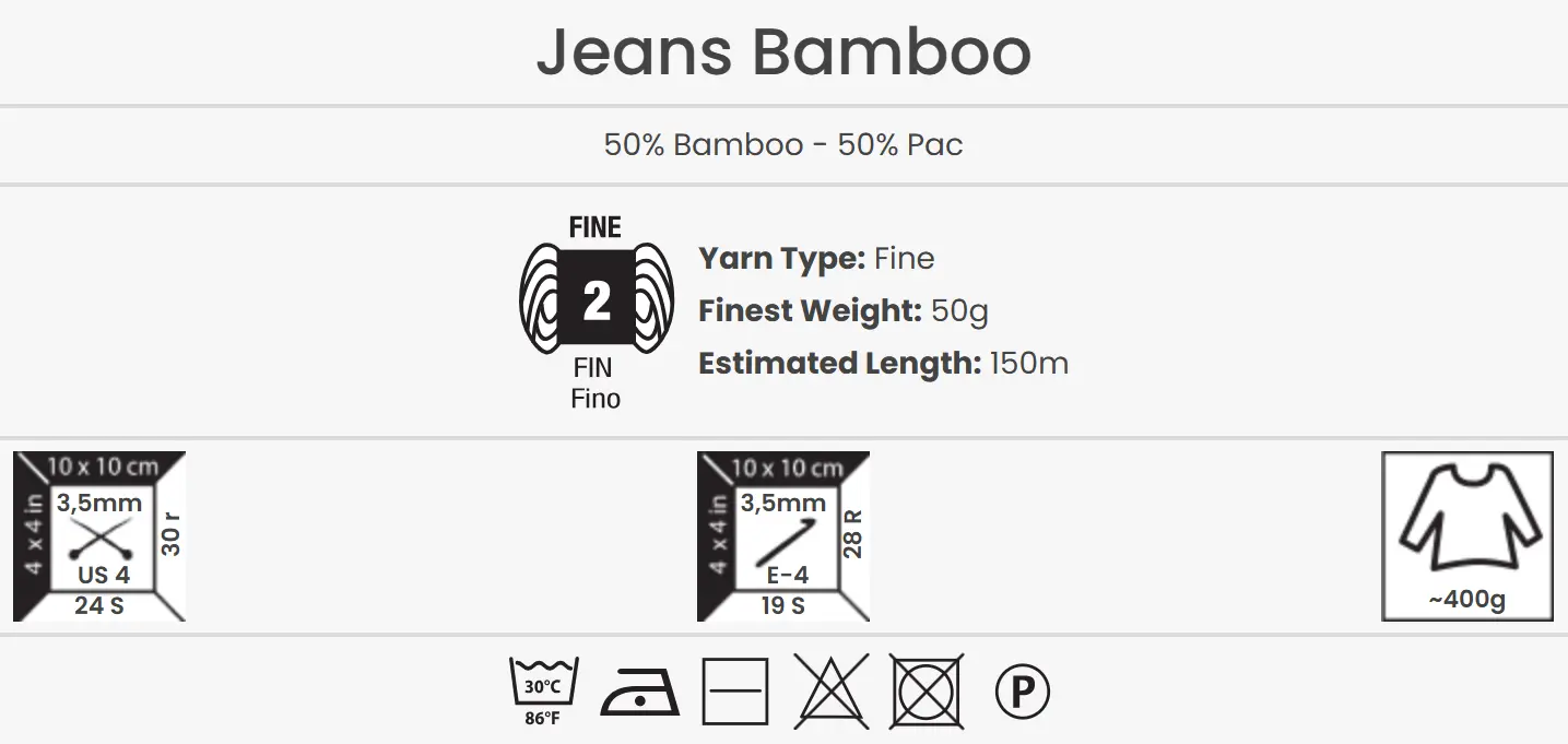 YarnArt Jeans Bamboo