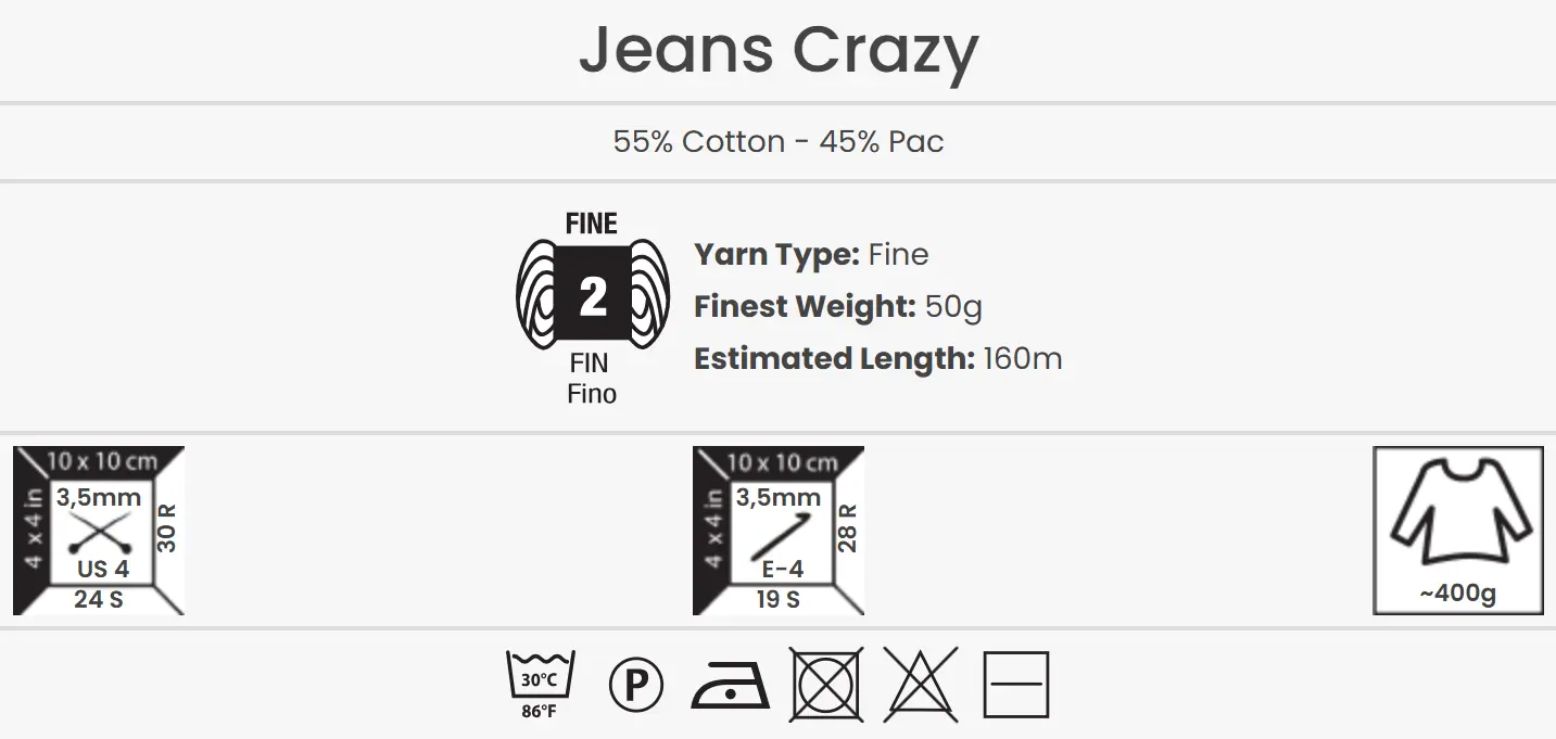 YarnArt Jeans Crazy