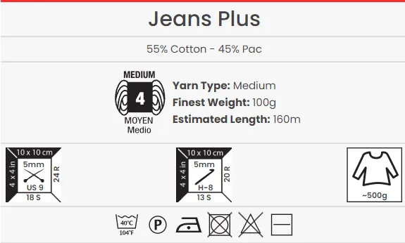 Yarnart Jeans Plus – Bild 2