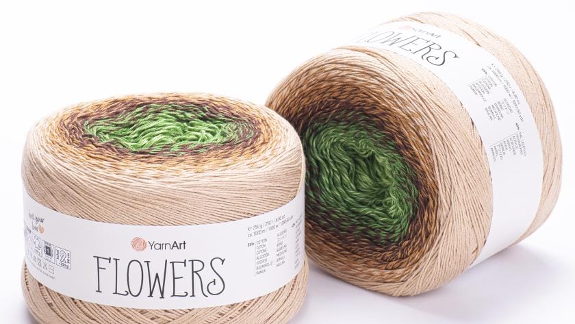 Farbverlaufsgarn Für Einzigartige Strickprojekte: Tipps Für Die Verwendung Von Yarnart Flowers - Yarnart Flowers 308