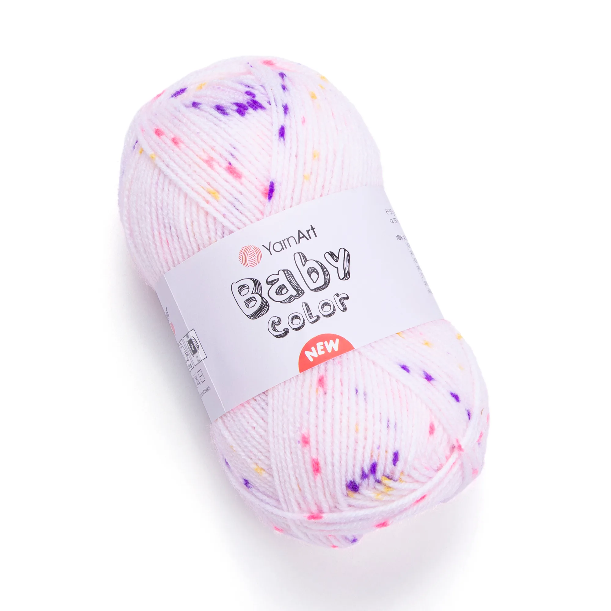 YarnArt Baby Color Wolle 50g – soft 100% acrylic yarn for knitting and crochet projects