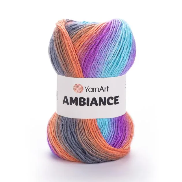 YarnArt Ambiance Wolle 100g – zacht garen gemaakt van 20% wol, 80% acryl voor brei- en haakprojecten