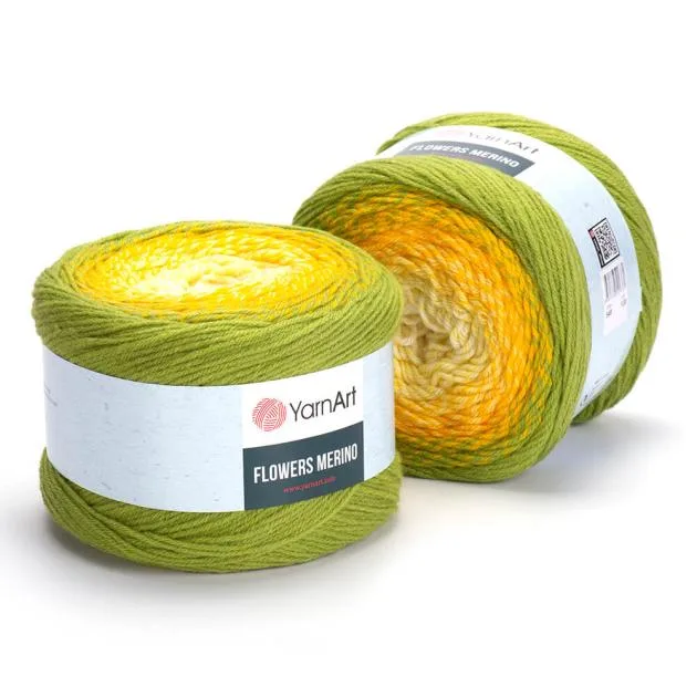 Kwiaty Yarnart Merino