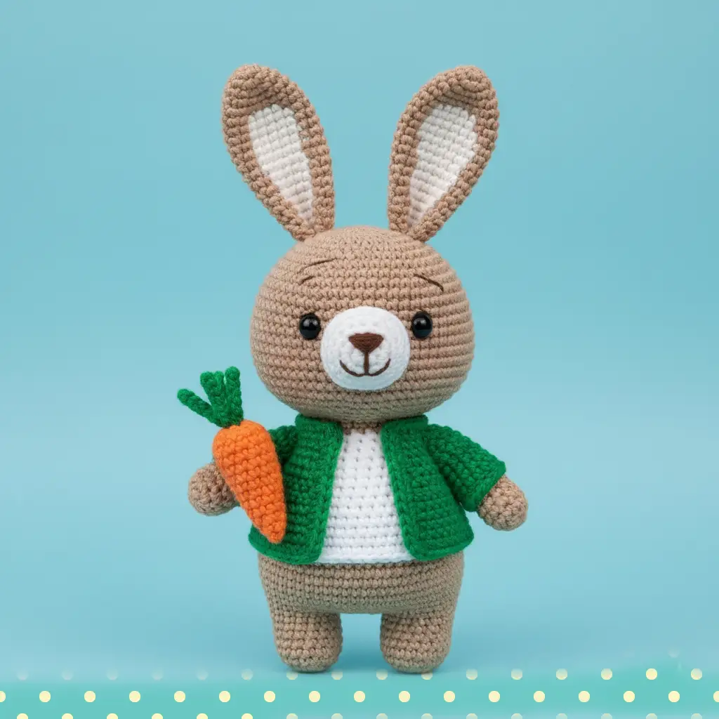 Amigurumi Häschen Mit Karotte &Amp; Weste - Amigurumi Haeschen Mit Karotte Und Amigurumi Häschen Mit Karotte &Amp; Weste - Amigurumi Haeschen Mit Karotte Und