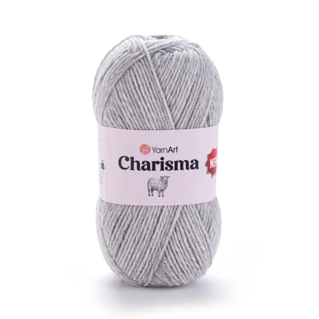 Yarnart Charisma Wolle 100G – Weiches Garn Aus 75% Wolle, 25% Polyacryl Für Strick- Und Häkelprojekte