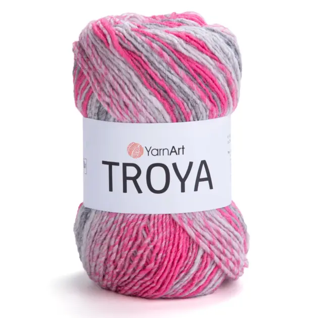 Yarnart Troya Wolle 100G – Weiches Garn Aus 22% Wolle, 78% Polyacryl Für Strick- Und Häkelprojekte