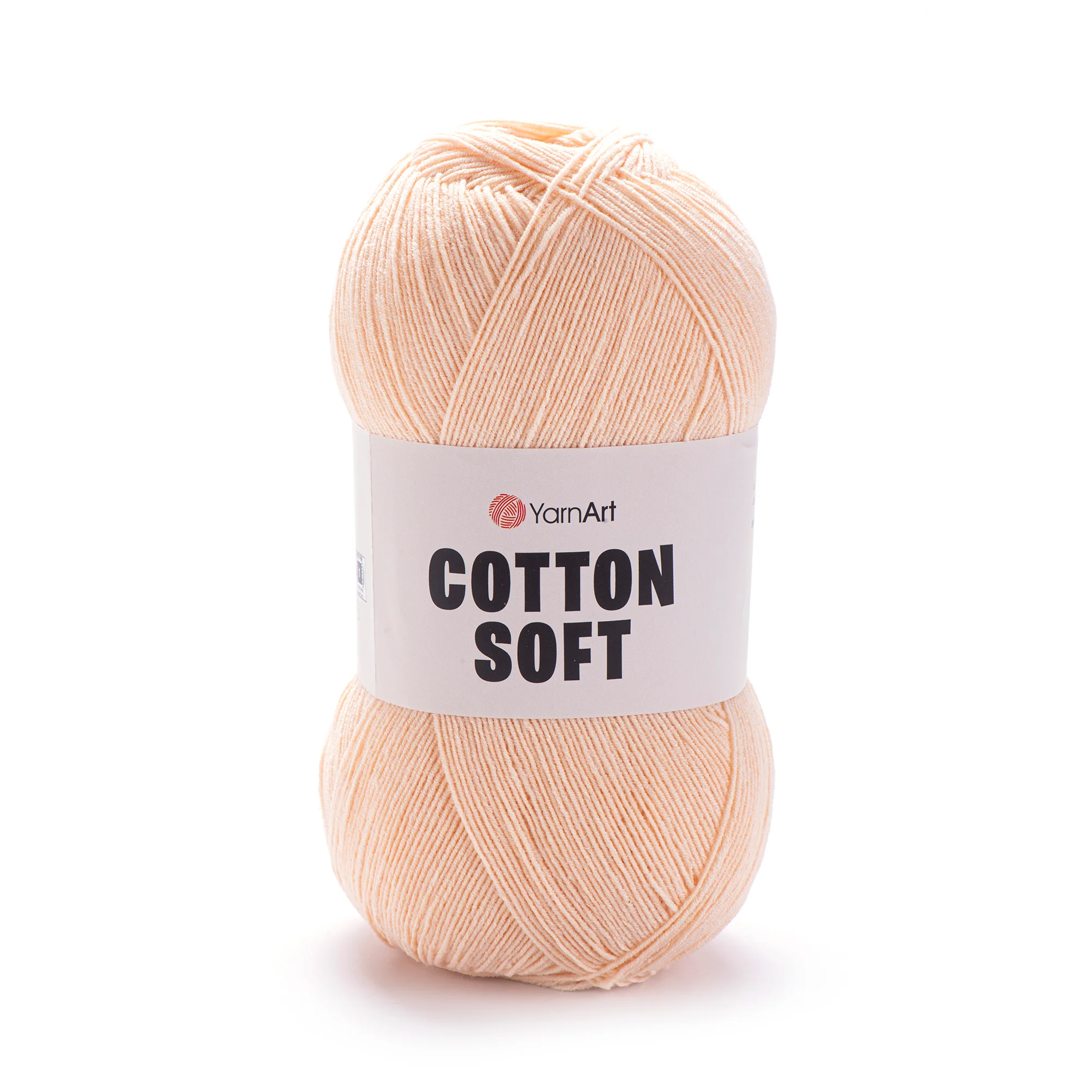 YarnArt Cotton Soft garen 100g – licht garen van 55% katoen en 45% acryl, ideaal voor fijne brei- en haakprojecten
