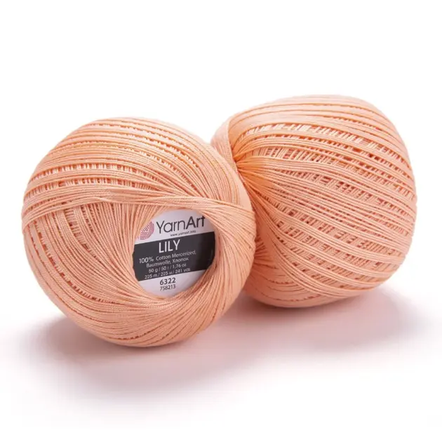 YarnArt Lily pređa 50g – fina pređa od 100% merceriziranog pamuka za pletenje i heklanje