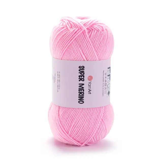 YarnArt Super Merino vuna 100g – mekana pređa od 25% vune i 75% akrila, savršena za pletenje i heklanje.