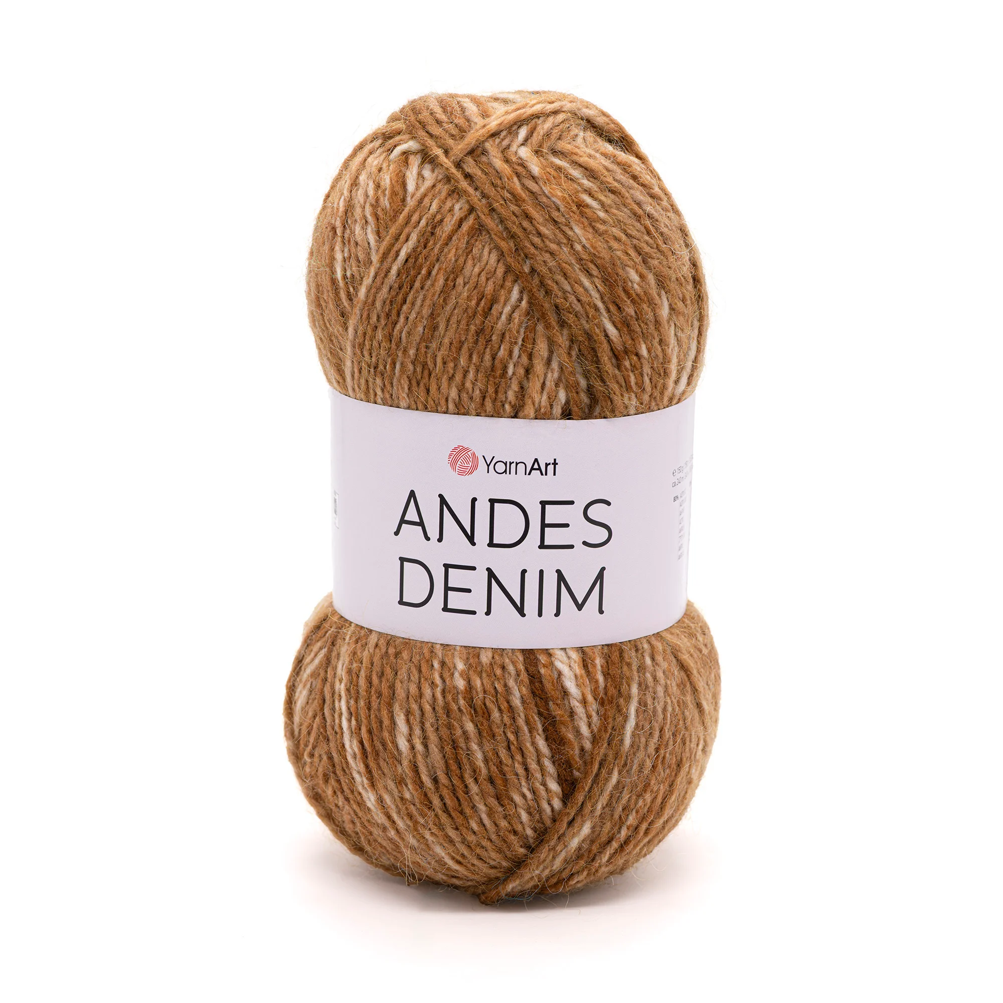 YarnArt Andes Denim – 150g – mjukt garn av 20% Wolle och 80% akryl med denimeffekt för varma stickprojekt.